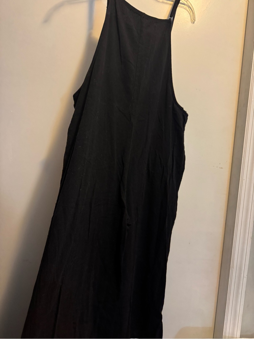 Sleeveless Black Women’s Jumpsuit with High Neck